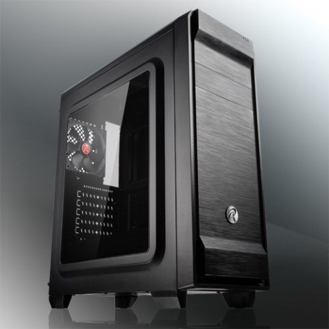 Raijintek Arcadia II Mid Tower - czarne okno