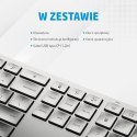 Klawiatura HP 970 Programmable Wireless Keyboard bezprzewodowa srebrna 3Z729AA