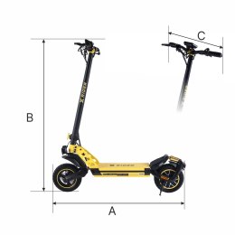 Hulajnoga Elektryczna Terenowo - Sportowa XRIDER F10 18,4 Ah 800 W