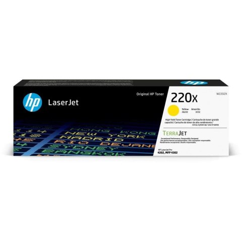 Toner HP 220X (W2202X) Yellow 5500str.