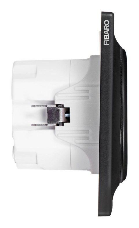 Inteligentne gniazdko elektryczne FIBARO Outlet Walli Type F, antracyt (FGWOF-011-8)