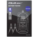 Qoltec Cyfrowy tester akumulatora z wyświetlaczem LCD | 12V | 24V | 3Ah-250Ah