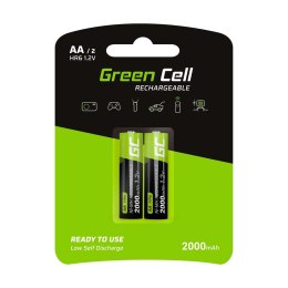 GREEN CELL AKUMULATORKI PALUSZKI 2X AA R6 2000MAH