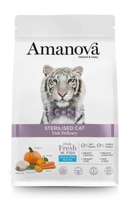 Amanova Sterilised Cat White Fish 1,5kg