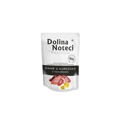 DOLINA NOTECI Premium danie z kurczaka z makaronem - mokra karma dla psa - 300g