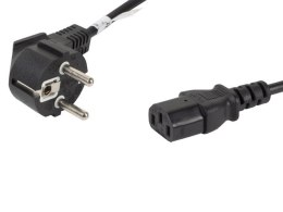 Lanberg Kabel zasilający CEE 7/7 - IEC 320 C13 1.8M czarny