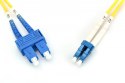 Digitus Patch cord światłowodowy FO LC/SC, duplex, SM 9/125, OS2, LSOH, 1m, żółty