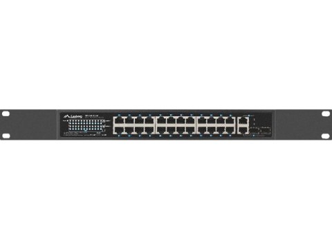 Lanberg Przełącznik 24X 100MB POE+ /2x COMBO 250W RSFE-24P-2C-250