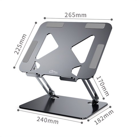 Media-Tech Regulowana, ergonomiczna podstawka pod laptopa 10-17 cali LAPTOP STAND MT2661