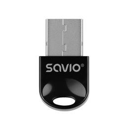 Savio Adapter komputerowy USB Bluetooth 5.3 + EDR Dual Mode, 3 Mb/s, zasięg 20m, BT-060