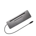 I-tec Stacja dokująca USB-C Metal Ergonomic 4K 3x Display Docking Station Power Delivery 85 W + i-tec Universal Charger 100 W