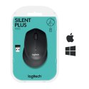 Mysz Logitech M330 910-004909 (USB 2.0; kolor czarny; optyczna)