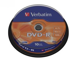 Verbatim DVD-R 16x 4.7GB 10P CB 43523