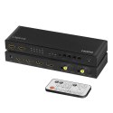 LogiLink Switch 4x2 HDMI, 4K 60Hz, z pilotem