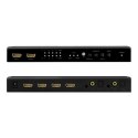 LogiLink Switch 4x2 HDMI, 4K 60Hz, z pilotem