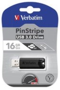 Verbatim PinStripe USB 3.0 Drive 16GB Black