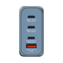 Verbatim Ładowarka GNC-100 32202 GaN 100W, 3xUSB-C,1x USB-A, QC 3.0, PD 3.0 UE / UK