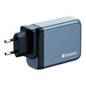 Verbatim Ładowarka GNC-100 32202 GaN 100W, 3xUSB-C,1x USB-A, QC 3.0, PD 3.0 UE / UK