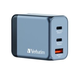 Verbatim Ładowarka GNC-65 32201 GaN 65W, 2xUSB-C 1xUSB-A, UE / UK