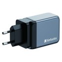 Verbatim Ładowarka GNC-65 32201 GaN 65W, 2xUSB-C 1xUSB-A, UE / UK