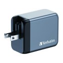 Verbatim Ładowarka GNC-65 32201 GaN 65W, 2xUSB-C 1xUSB-A, UE / UK