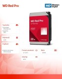 Western Digital Dysk HDD Red Pro 22TB 3,5 512MB SATAIII/7200rpm