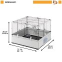 FERPLAST MODULAR 1 CAGE 74x72x56 cm