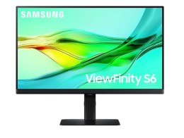 Samsung Monitor 24 cale ViewFinity S60UD IPS 2560x1440 WQHD 16:9 1xHDMI 2xDP(In+Out) 1xUSB-C 90W 3xUSB 3.0 LAN KVM 5ms PinP/PbyP 100Hz H