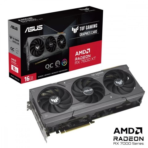 Asus Karta graficzna Radeon RX 7600 XT TUF GAMING OC 16GB GDDR6 128bit 3DP