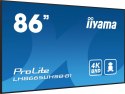 IIYAMA Monitor 86 cali LH8665UHSB-B1, 24/7, IPS, ANDROID 11, 4K, 800cd, iiSignage2, SDM, 2x HDMI, DP, 2x USB,2x 10W, RJ45, WiFi, 4/32GB