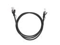 Lanberg Patchcord kat.5e 1.0M UTP czarny