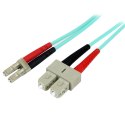 StarTech.com A50FBLCSC2 kabel InfiniBand / światłowodowy 2 m LC SC Turkusowy