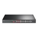 26-PORT FE POE+ SWITCH/802.3AT/AF 250W POE POWER 1U