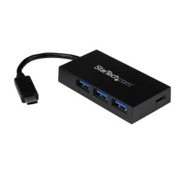 StarTech.com HB30C3A1CFB huby i koncentratory USB 3.2 Gen 1 (3.1 Gen 1) Type-C 5000 Mbit/s Czarny