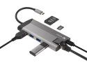 NATEC MULTIPORT FOWLER PLUS USB-C, HDMI 4K, RJ45