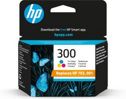 HP 300 oryginalny wkład atramentowy trójkolorowy