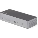 StarTech.com DK31C4DPPDUE stacja dokująca Przewodowa USB 3.2 Gen 2 (3.1 Gen 2) Type-C Czarny, Szary