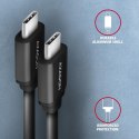 Kabel USB-C - USB-C Twister 0.6m czarny Axagon