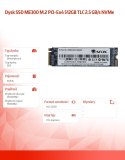 AFOX Dysk SSD ME300 M.2 PCI-Ex4 512GB TLC 2.5 GB/s NVMe