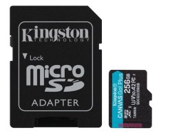 Kingston Karta microSD 256GB Canvas Go Plus 170/90MB/s