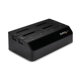 StarTech.com SDOCK4U33 stacja dokująca do dysków twardych USB 3.2 Gen 1 (3.1 Gen 1) Type-B Czarny