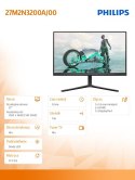 Philips Monitor 27M2N3200A 27 cali IPS 180Hz HDMIx2 DP Pivot Głośniki