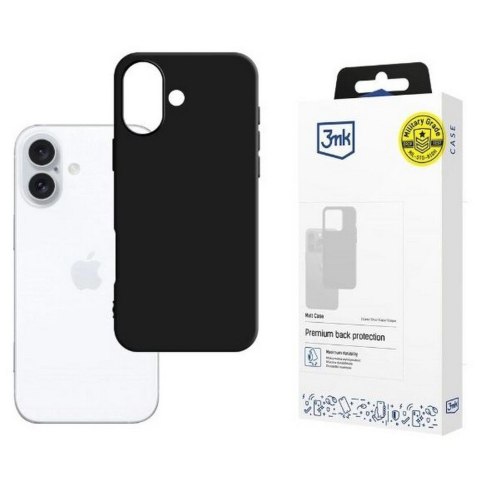 3MK Matt Case iPhone 16 6,1 Czarne