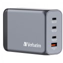 Verbatim Ładowarka GNC-240 32205 GaN 240W, PD 3.1, QC 3.0 3x USB-C, 1x USB-A, UE / UK