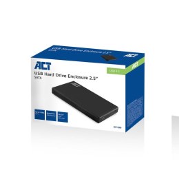 ACT AC1200 obudowa do dysków twardych Obudowa HDD/SSD Czarny 2.5