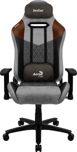 Aerocool DUKE AeroSuede Uniwersalny fotel dla gracza Czarny, Brązowy, Szary