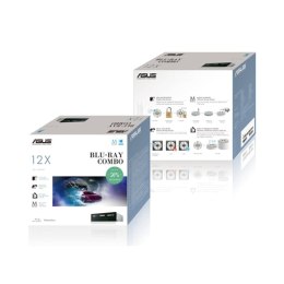 ASUS BC-12D2HT Bulk dysk optyczny Wewnętrzny Blu-Ray DVD Combo Czarny