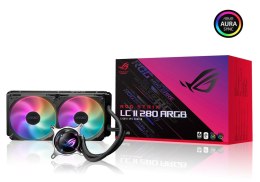 ASUS ROG STRIX LC II 280 ARGB Procesor Chłodnica cieczy all-in-one 14 cm Czarny 1 szt.