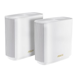 ASUS ZenWiFi AX (XT9) AX7800 1er Pack Weiß Tri-band (2.4 GHz/5 GHz/5 GHz) Wi-Fi 6 (802.11ax) Biały 4 Wewnętrzne