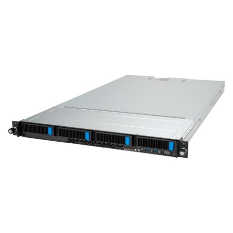 ASUS RS500A-E12-RS4U Socket SP5 Rack (1U) Czarny, Srebrny